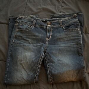 Wallflower Dark Blue Boot Cut Jeans